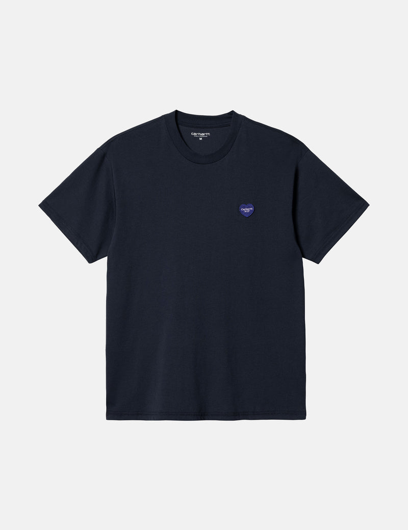 Carhartt-WIP Double Heart T-Shirt (Organic) - Blue