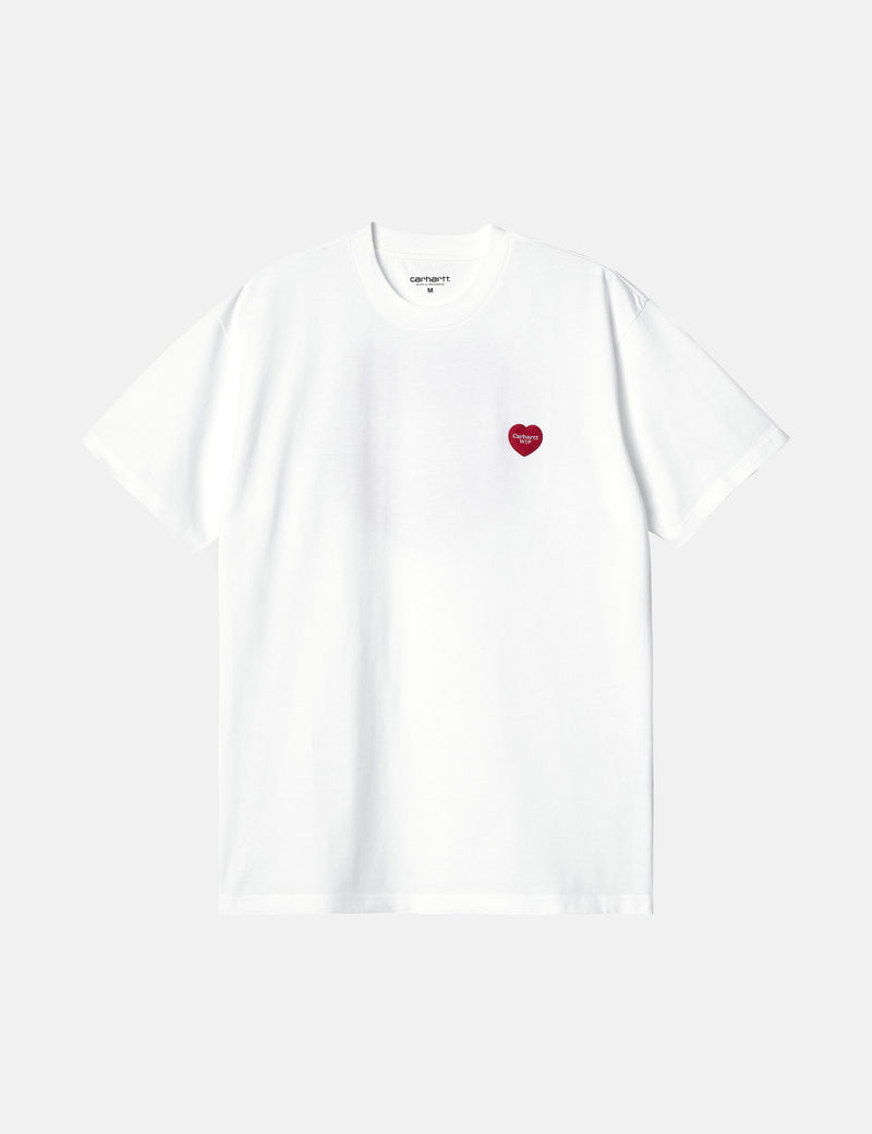 EXCESS (Organic) Heart Carhartt-WIP T-Shirt White I - Excess. URBAN Double – Urban