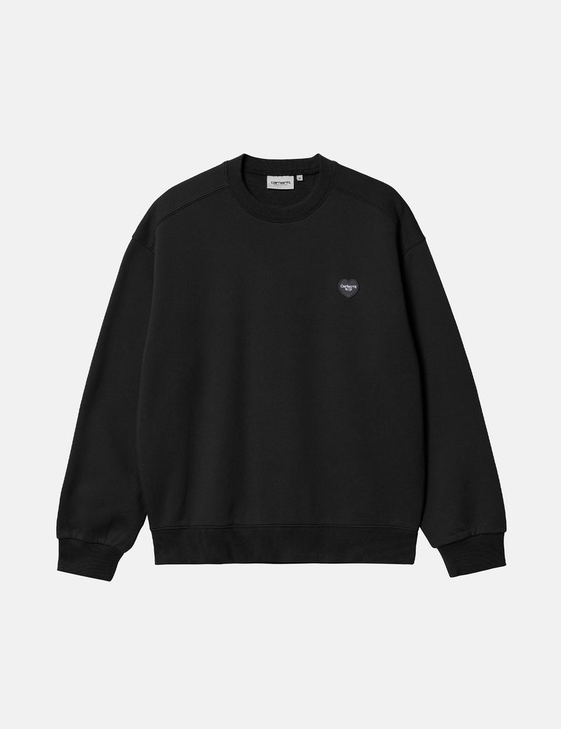 Carhartt-WIP Heart Patch Sweatshirt - Black