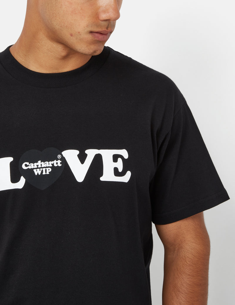 Carhartt-WIP Love T-Shirt (Organic) - Black