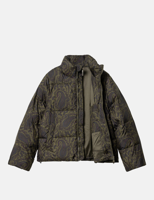 Carhartt-WIP Womens Springfield Jacket (Paisley Print) - Plant Green