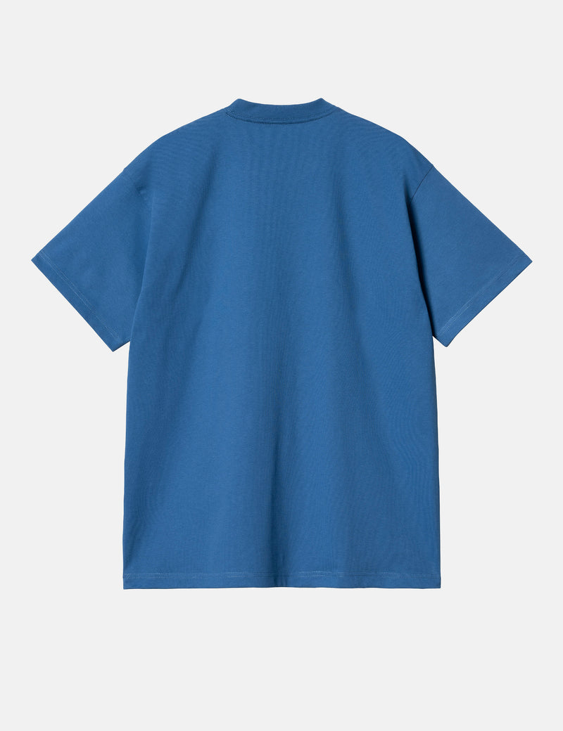 Carhartt-WIP Underground Sound T-Shirt (Organic) - Liberty Blue