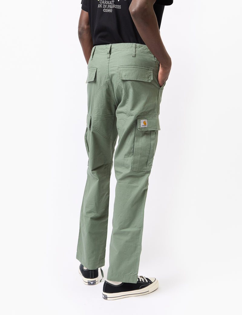 Carhartt-WIP Regular Cargo Pant - Park Green Rinsed