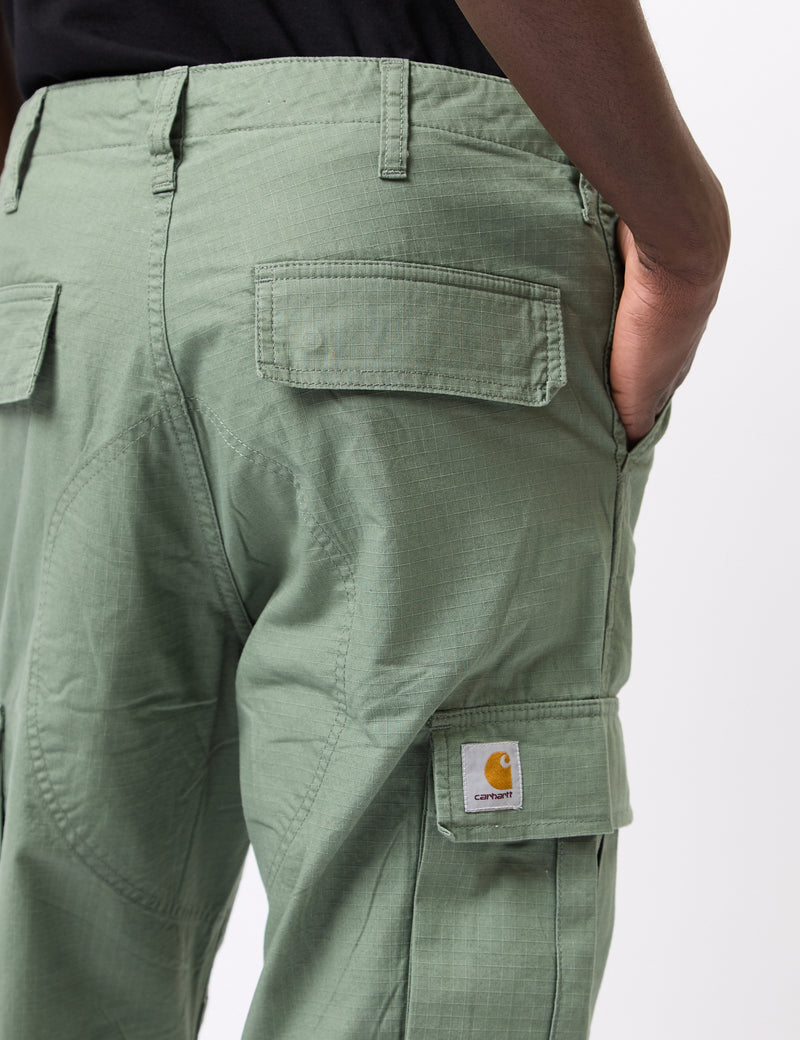 Carhartt-WIP Regular Cargo Pant - Park Green Rinsed