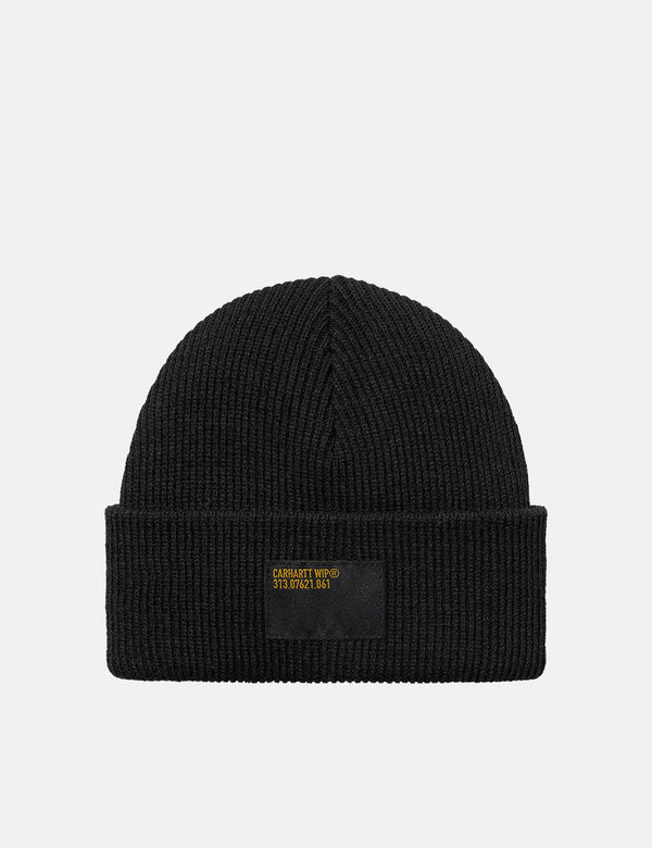 Carhartt-WIP Haste Beanie Hat - Black