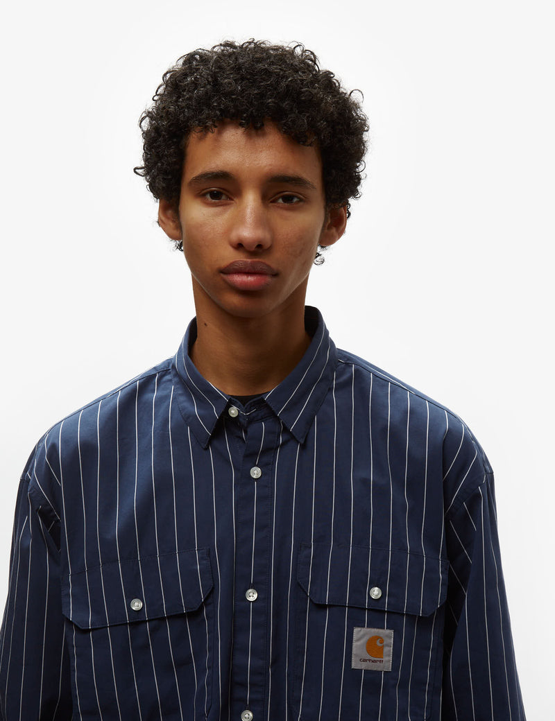 Carhartt hotsell striped shirt