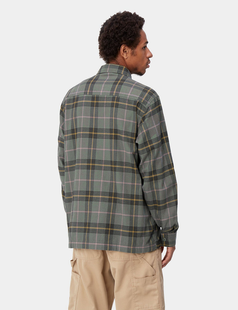 Carhartt-WIP Hadley Check Shirt - Jura Green