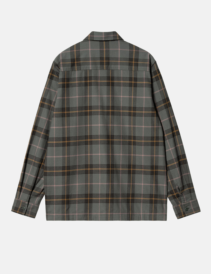 Carhartt-WIP Hadley Check Shirt - Jura Green