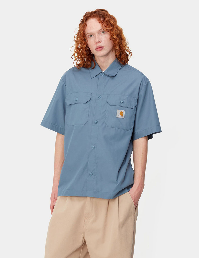 Carhartt-WIP Craft Shirt Short Sleeve - Sorrent Blue