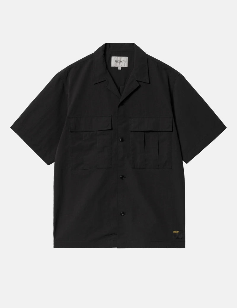 Carhartt-WIP Short Sleeve Evers Shirt - Black