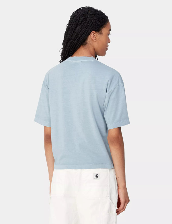 Carhartt WIP Women's Nelson T-Shirt (Loose) - Dusty Ice Blue