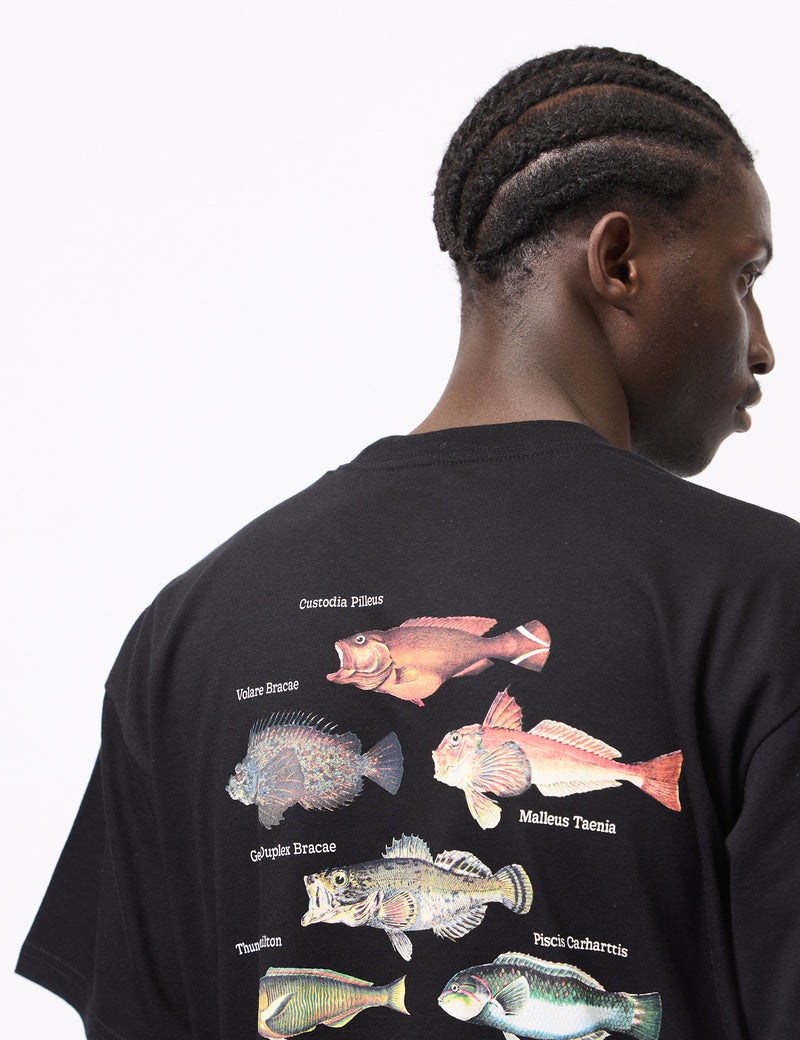 Carhartt-WIP Fish T-Shirt (Loose) - Black