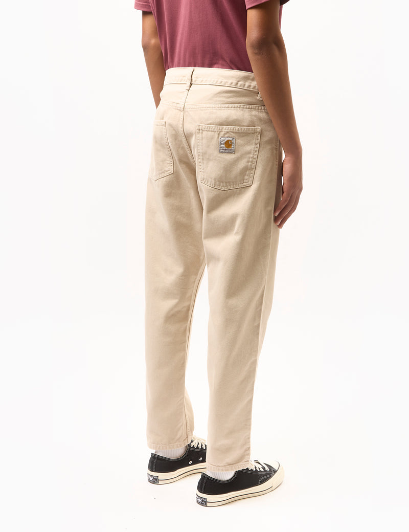 Carhartt-WIP Newel Pant (Relaxed) - Tonic Beige Stone Dyed