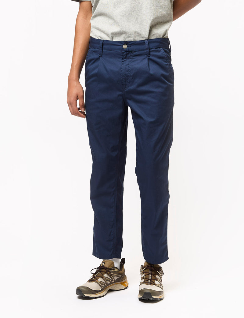 Carhartt-WIP Abbott Pant - Blue Rinsed