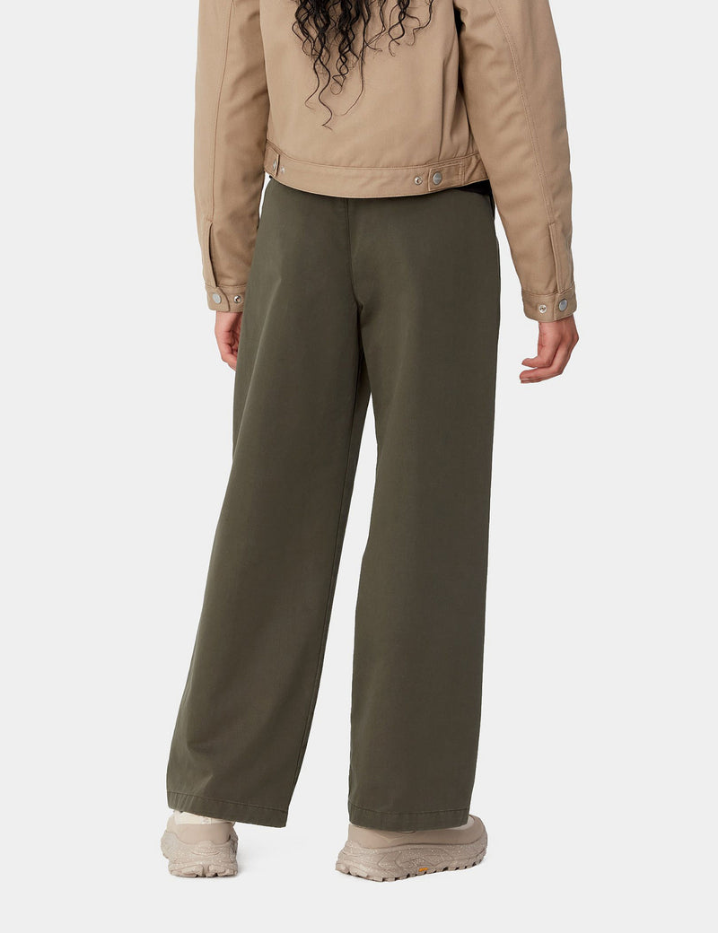 Carhartt WIP Women's Leola Pant - Mirage Grey/Brown