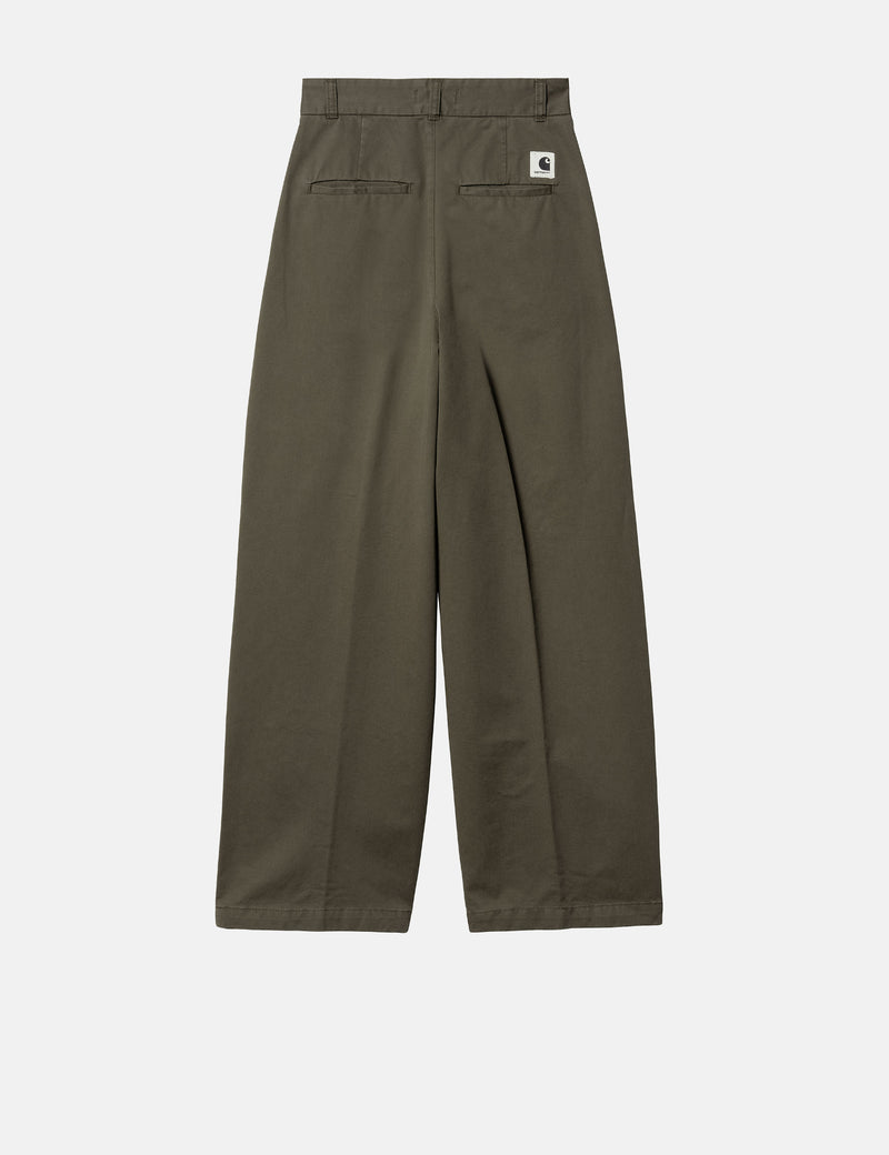 Carhartt WIP Women's Leola Pant - Mirage Grey/Brown