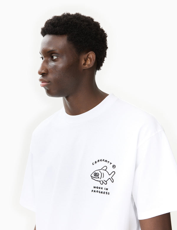 Carhartt-WIP Icons T-Shirt (Loose) - White/Black