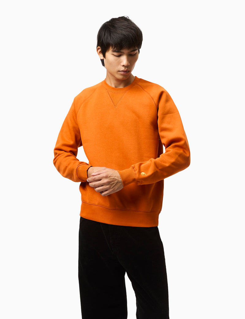 Carhartt WIP Chase Sweatshirt (Regular) - Turmeric Yellow