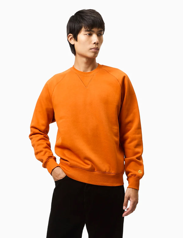 Carhartt WIP Chase Sweatshirt (Regular) - Turmeric Yellow