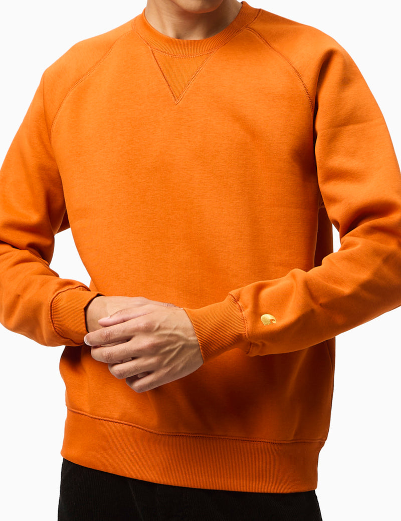 Carhartt WIP Chase Sweatshirt (Regular) - Turmeric Yellow