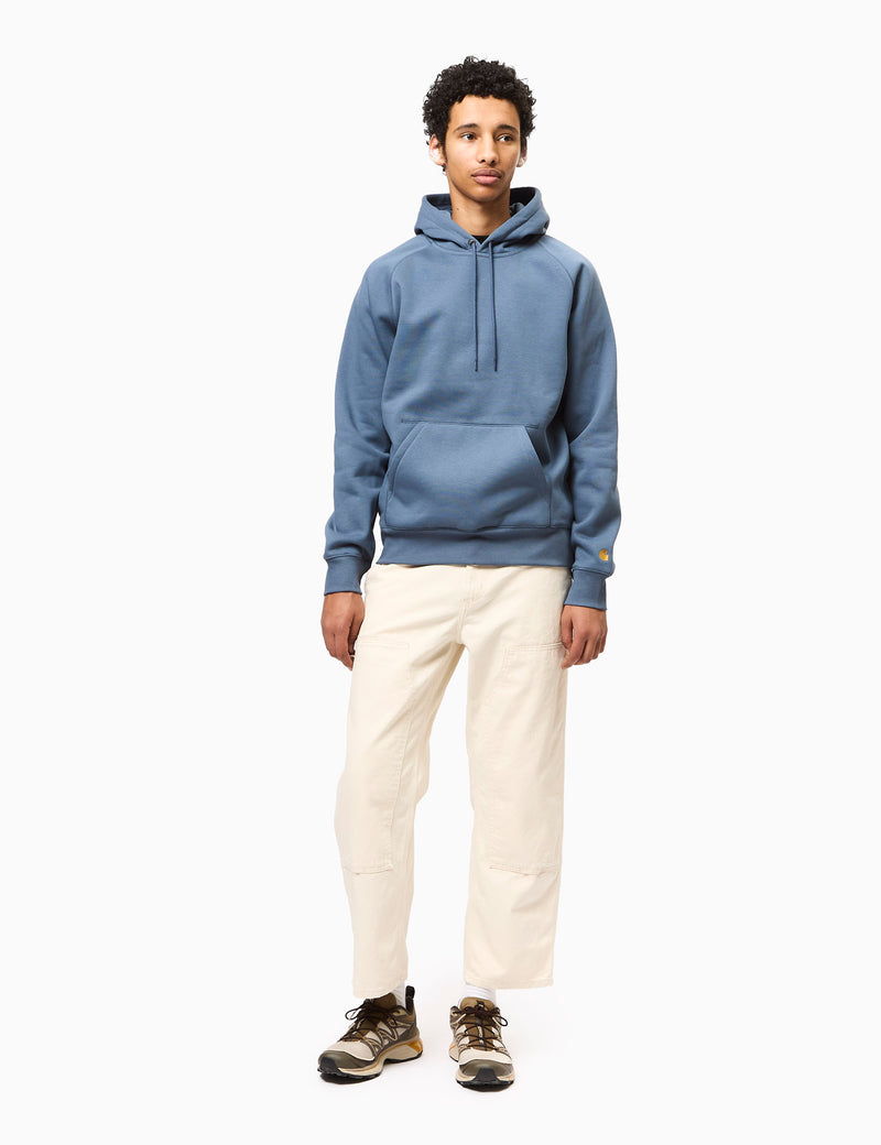 Carhartt WIP Chase Hooded Sweatshirt (Regular) - Positano Blue