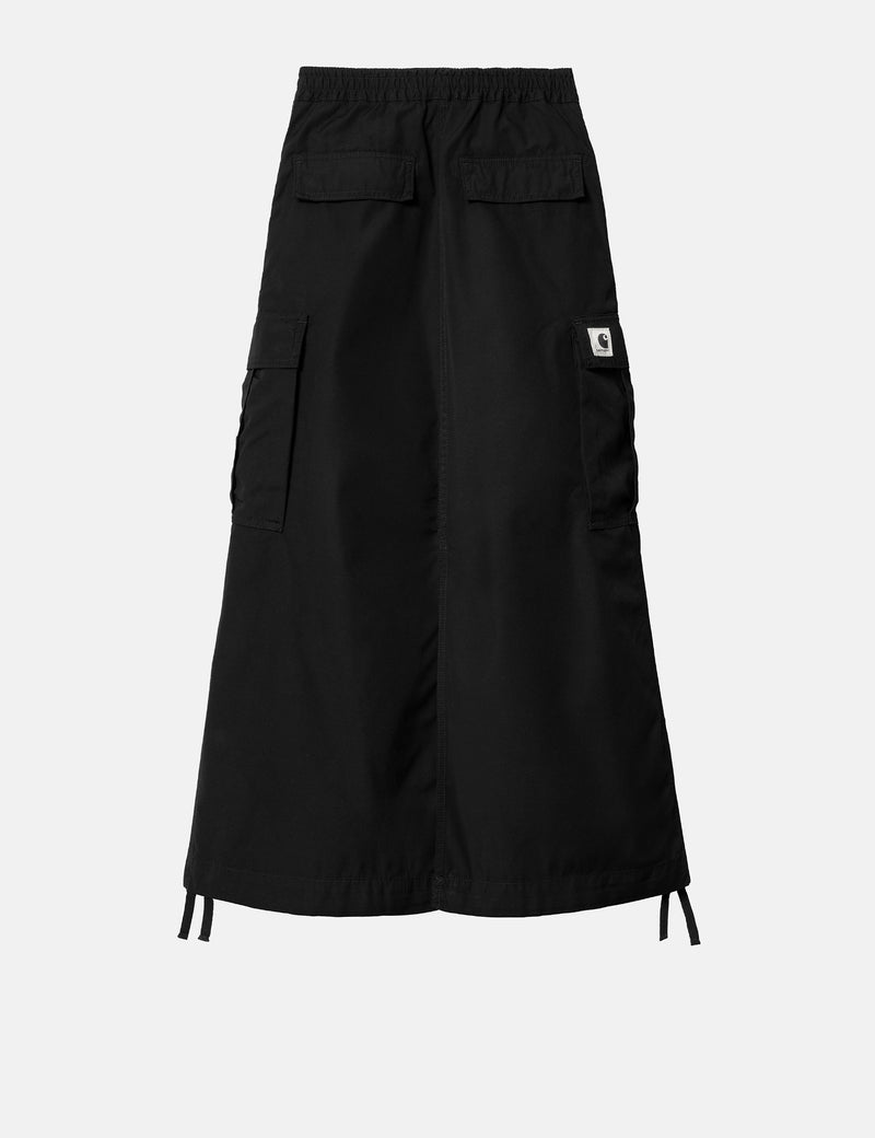 Carhartt WIP Women's Cargo Skirt Long - Black