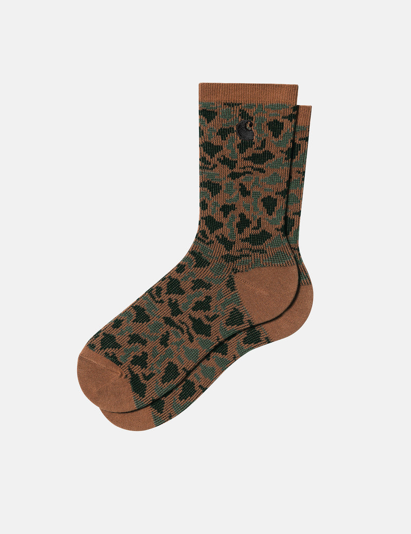 Carhartt WIP Camo Socks - Camo Leopard Taramind