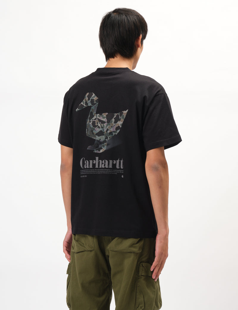 Carhartt WIP Fold Duck T-Shirt (Loose) - Black