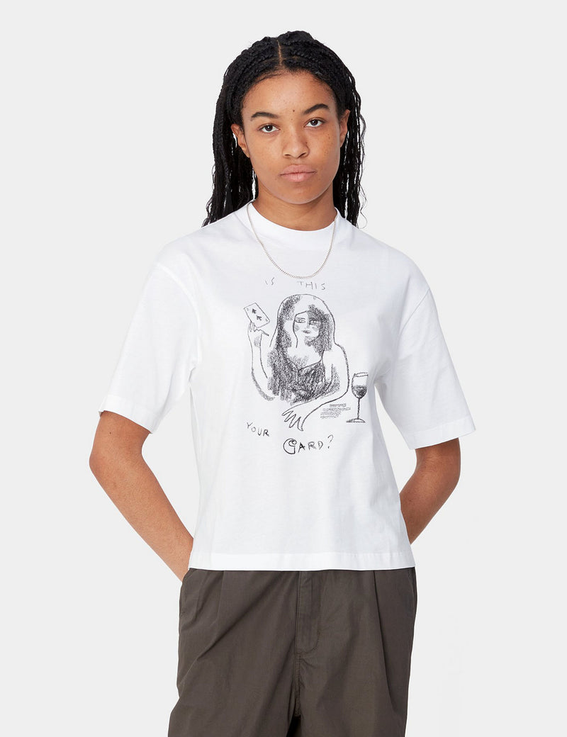 Carhartt WIP Women s Pepe Card T Shirt Boxy White Urban Excess. URBAN EXCESS