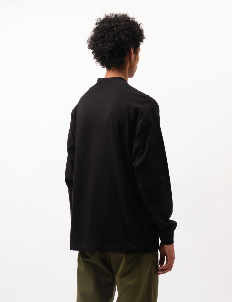 Carhartt WIP Script Mockneck T-Shirt (Loose) - Black