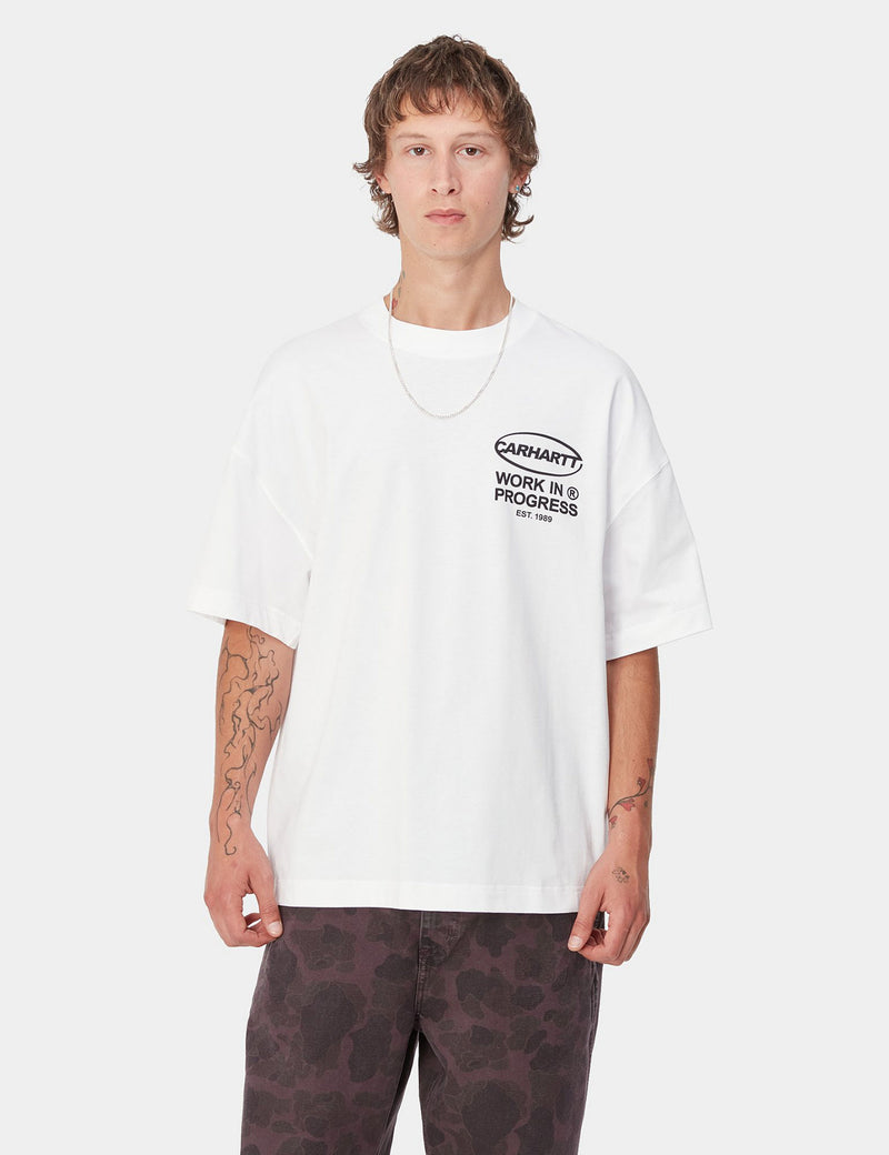 Carhartt WIP Body Of Work T-Shirt (Boxy Loose) - White