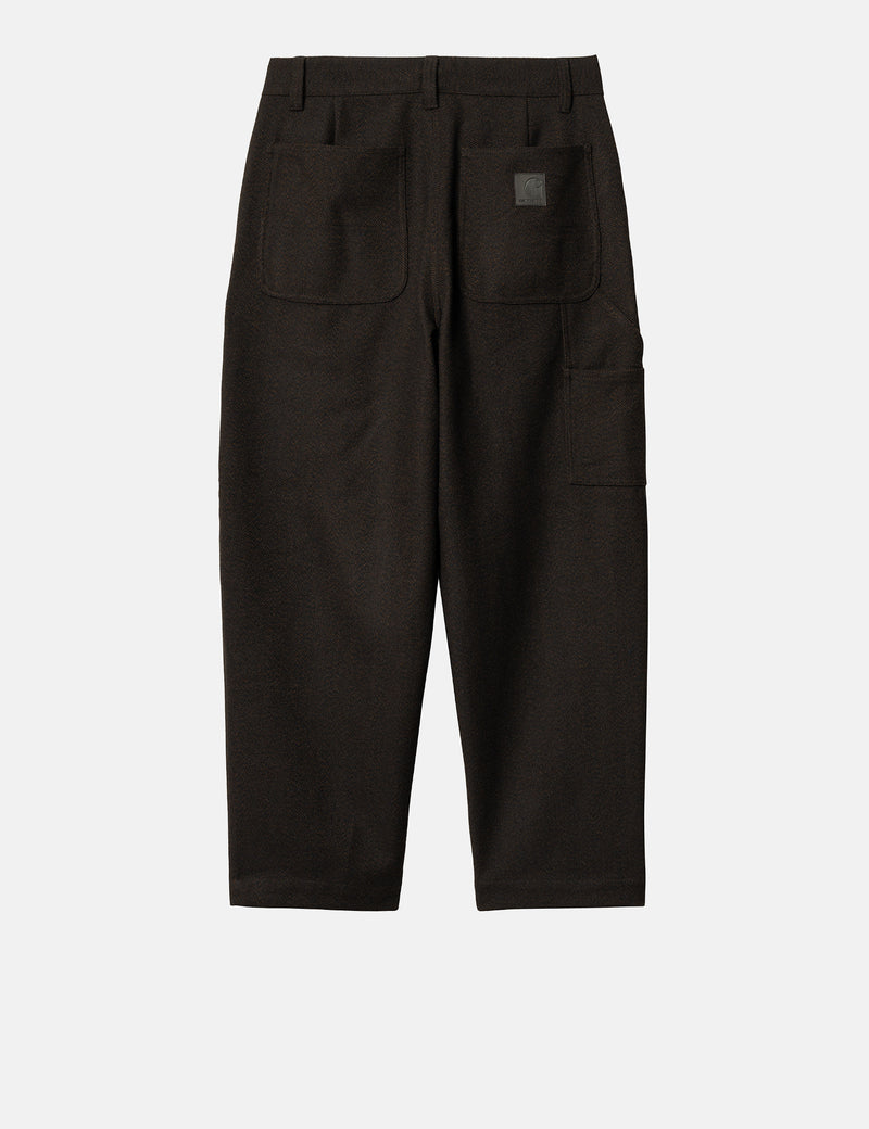 Carhartt WIP Truman Pant (Wool Herringbone) - Chocolate Brown