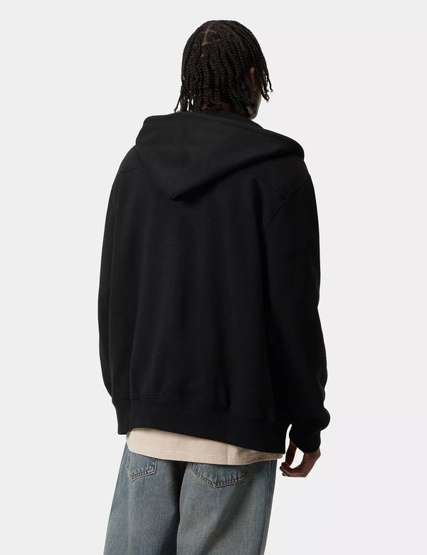 Carhartt WIP Hooded Eldon Sweatshirt Jacket - Black