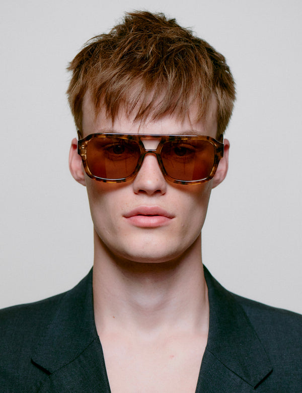 A. Kjaerbede Kaya Sunglasses - Coquina Tortoise