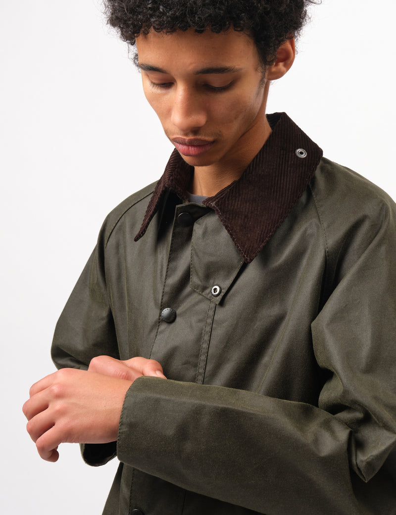 Barbour Beaufort Wax Jacket - Archive Olive Green