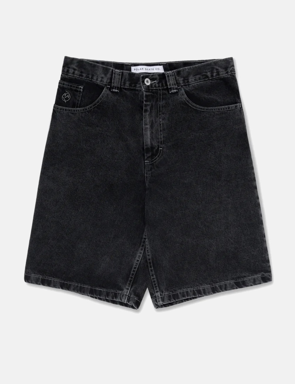 Polar Skate Co. Big Boy Shorts - Silver Black | Urban Excess