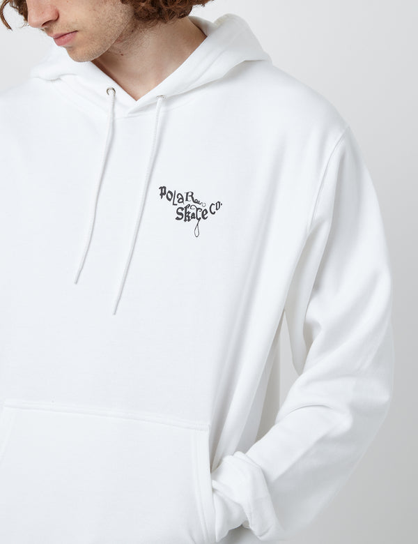 Polar Skate Co. Gorilla King Hooded Sweatshirt  - White