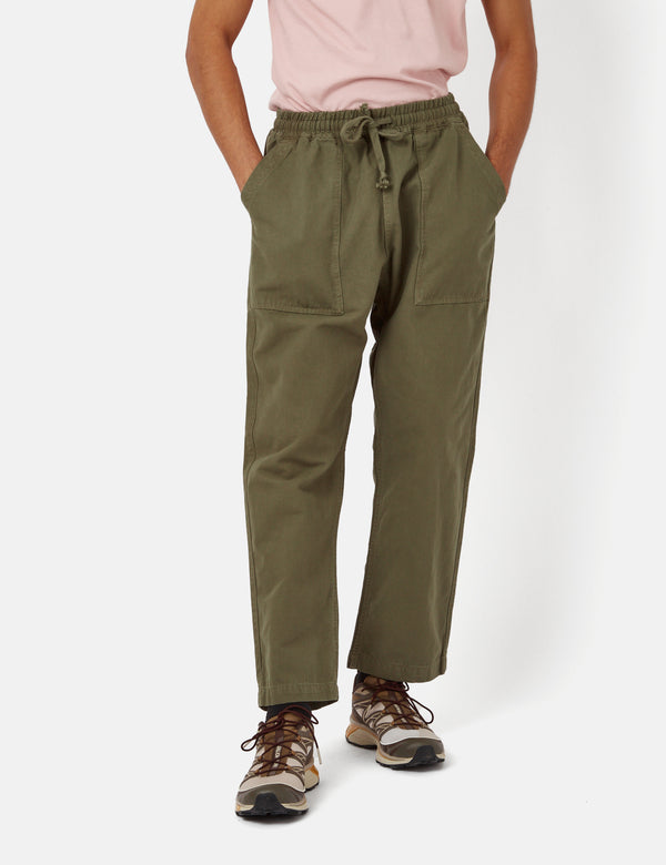 Service Works Classic Canvas Chef Pant - Olive Green