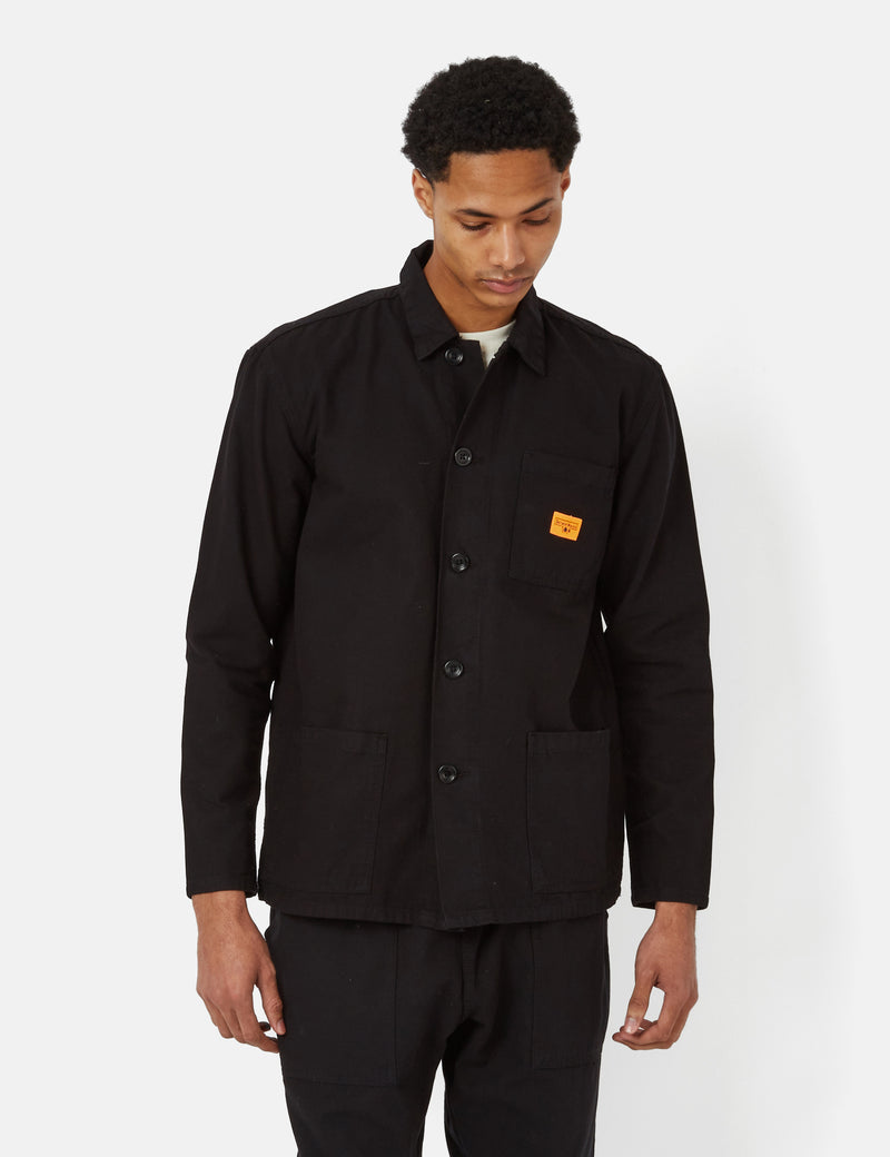 Service Works Canvas Coverall Jacket - Black