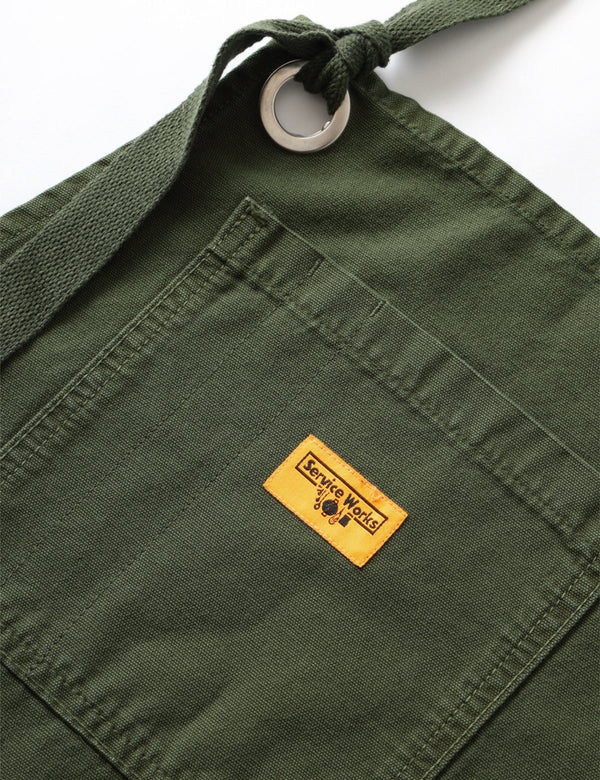 Service Works Canvas Apron - Olive Green