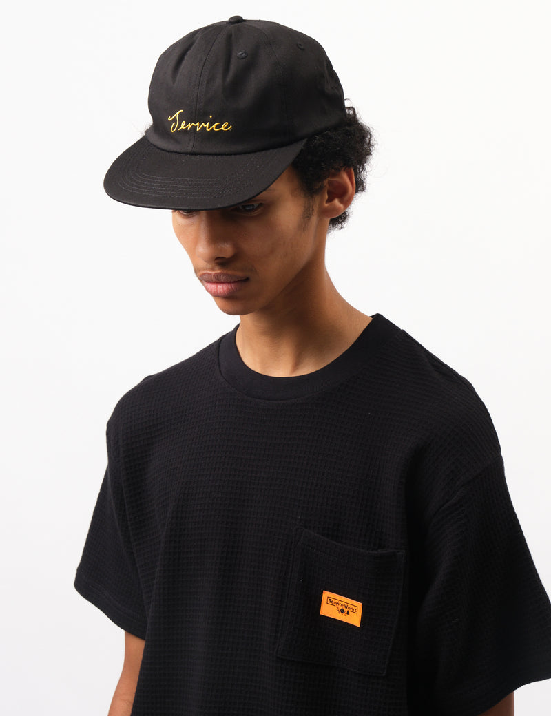 Service Works Waffle Pocket T-Shirt - Black