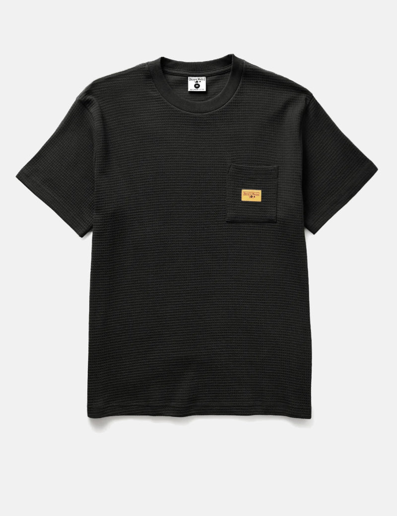 Service Works Waffle Pocket T-Shirt - Black