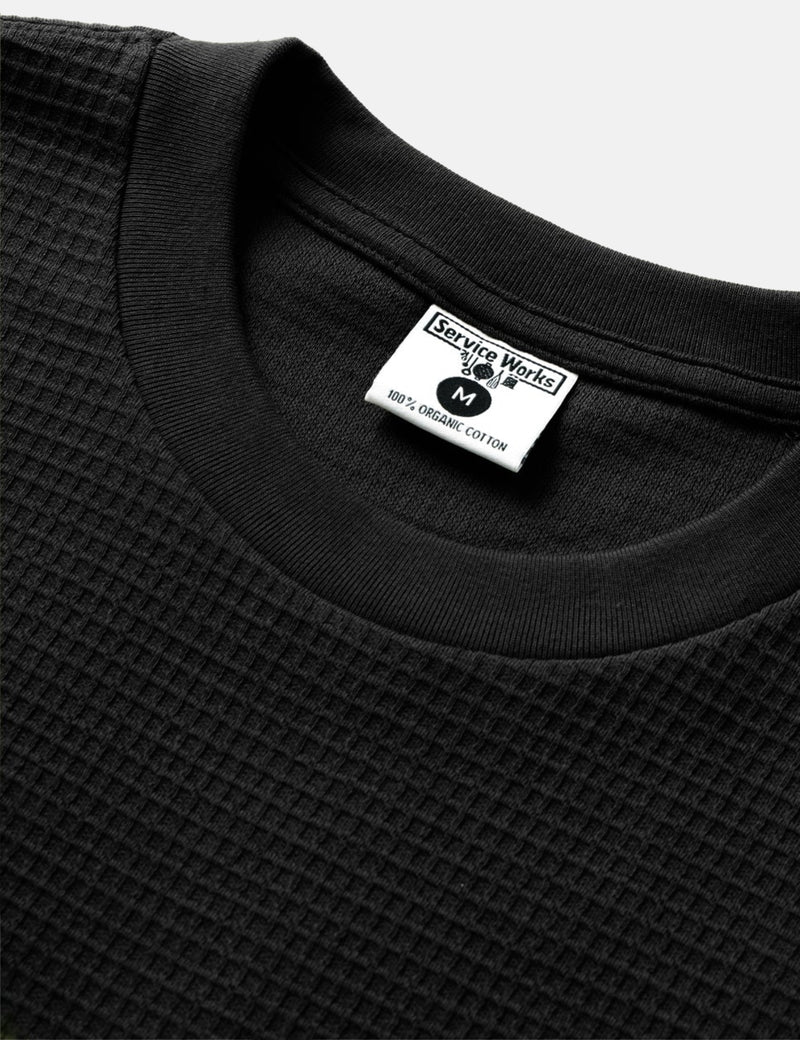 Service Works Waffle Pocket T-Shirt - Black