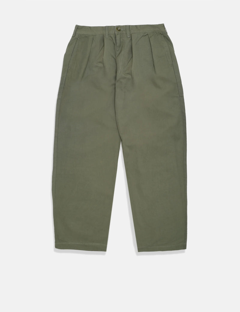 Service Works Twill Part Timer Pant - Olive Green