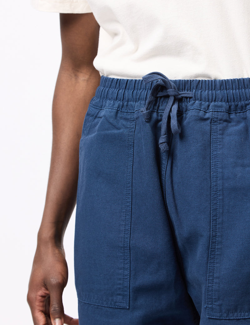 Service Works Canvas Chef Shorts - Navy Blue