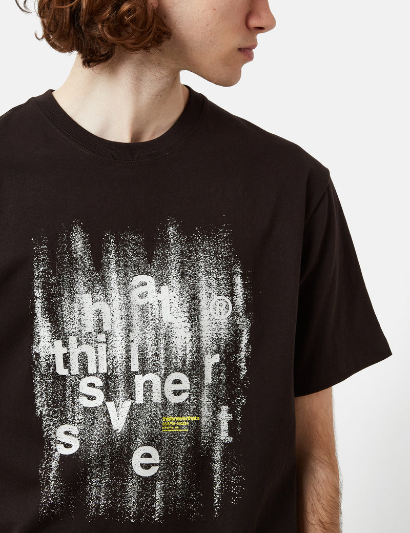 Thisisneverthat Brush Painted T-Shirt - Black