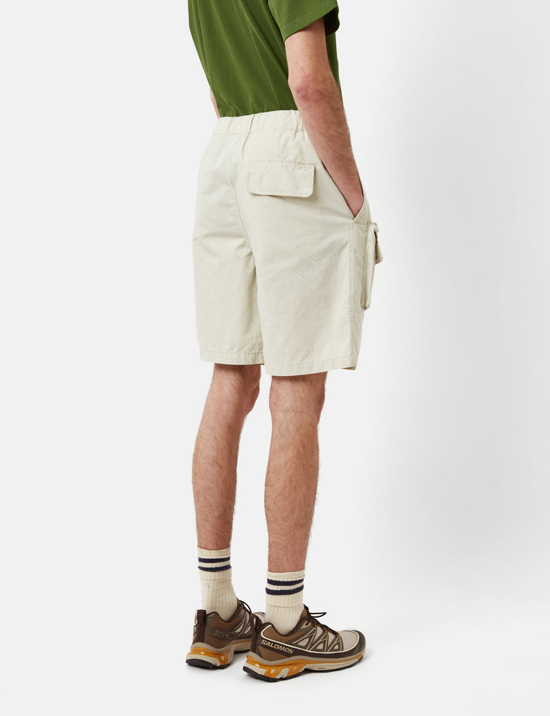 Thisisneverthat L-Logo Flight Shorts - Ivory White