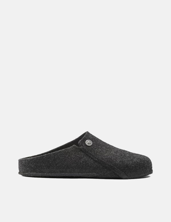 Womens Birkenstock Zermatt Slipper (Narrow) - Anthracite Grey