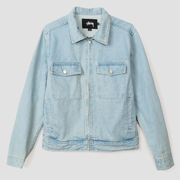 stussy denim garage jacket - Gジャン/デニムジャケット