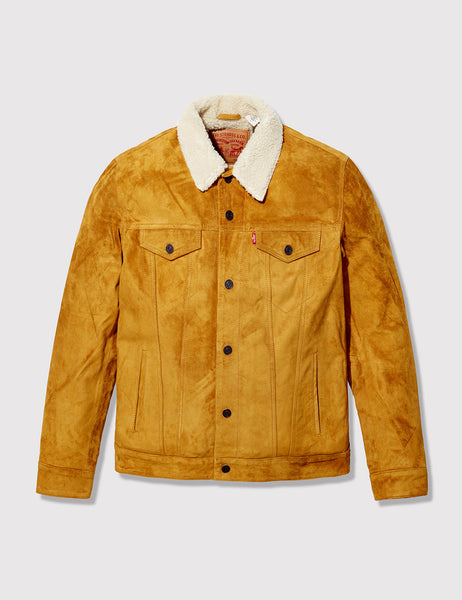 levis suede sherpa trucker jacket